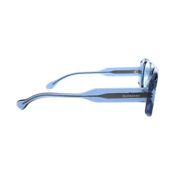 Burberry 0BE4322 388372 Transparent Blue Square Sunglasses - Picture 4 of 5